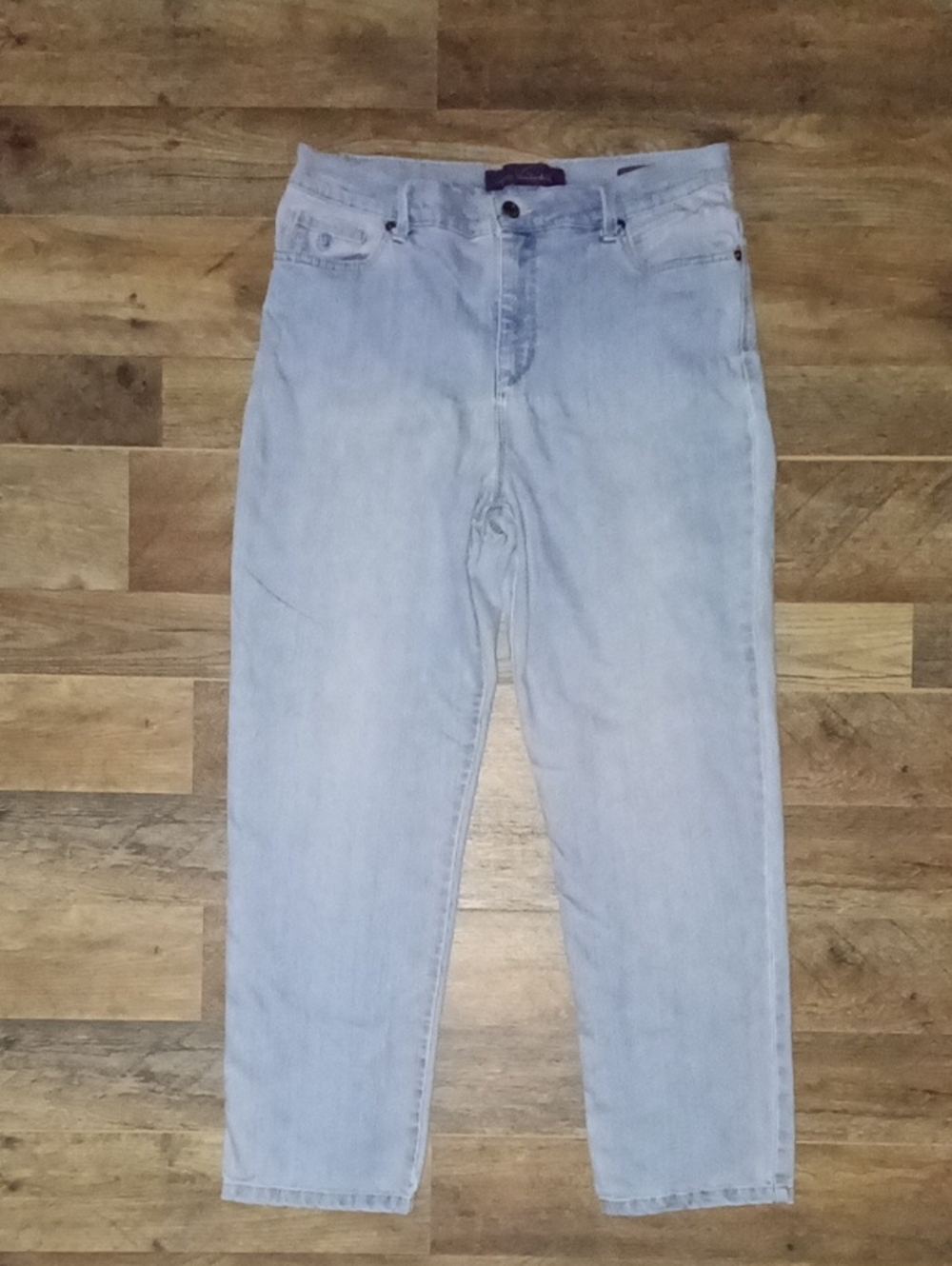 Gloria Vanderbilt Amanda Jeans Womens Size 12 Blue Tapered Mid Rise Pants